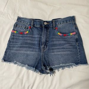 Forever 21 High-Waisted Jean Shorts - Size 29